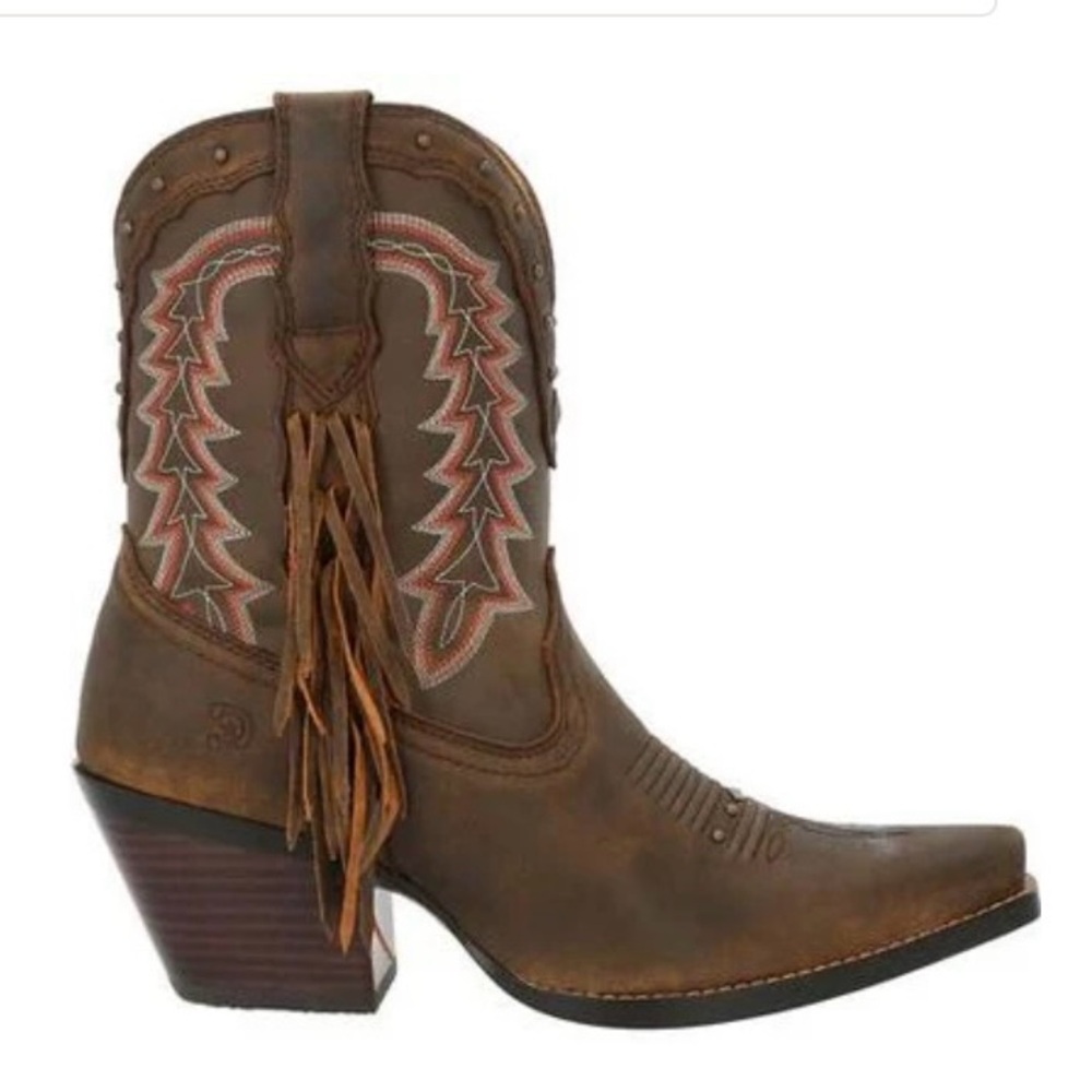 NIB Crush by Durango Women's Roasted Pecan Bootie Western Boot Size 10